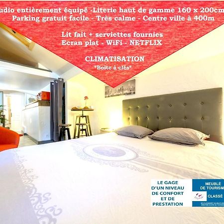 Studio Atypique Et Cosy, Classe "Gite De France" 5Min Centre, 15Min Gare, Lit Queen Size "Climatisation, Netflix Et Wifi, Parking, Lave Vaisselle, Boite A Cles Pour Arrivee Tardive - Gites La Tarine Albertville Dış mekan fotoğraf