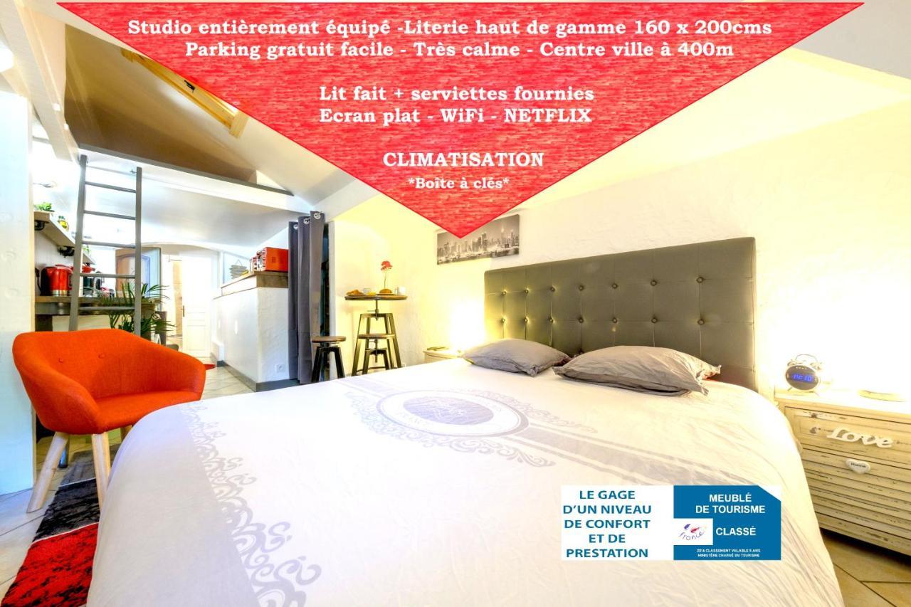 Studio Atypique Et Cosy, Classe "Gite De France" 5Min Centre, 15Min Gare, Lit Queen Size "Climatisation, Netflix Et Wifi, Parking, Lave Vaisselle, Boite A Cles Pour Arrivee Tardive - Gites La Tarine Albertville Dış mekan fotoğraf